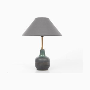 Small Mid-Century Ceramic Lamp from Galerie Møbler