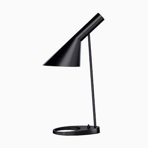 Mid-Century Scandinavian Black Table Lamp by Arne Jacobsen for Louis Poulsen