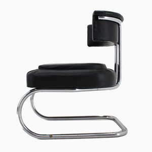 Bauhaus Chrome Tubular Chair from Mücke & Melder, 1930s
