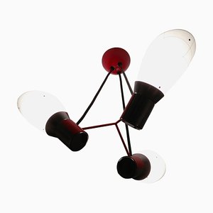 Lampada a sospensione vintage di Josef Hurka per Napako, anni '70