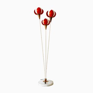 Mid-Century French Buds Floor Lamp, 1950s