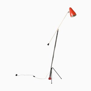 Lampada da terra nr. 6320 Grasshopper di Wim Rietveld per Gispen, anni '50