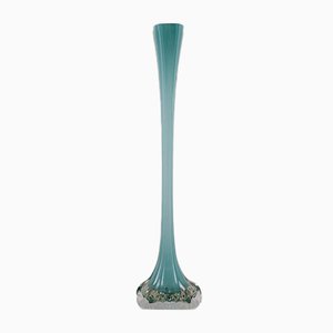 Vintage Turquoise Glass Vase from JM Studio