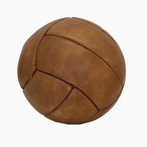 Vintage Leather 1kg Medicine Ball