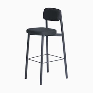 Residence 75 Black Bar Stool by Jean Couvreur