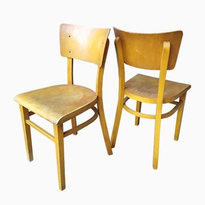 Esszimmerstühle von Michael Thonet für Thonet, 1950er, 4er Set