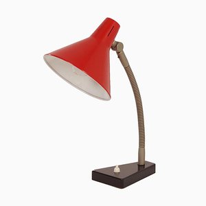 Red Hala Desk Lamp Model 11, 1960s