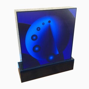 Tischlampe aus Acrylglas, 2000er