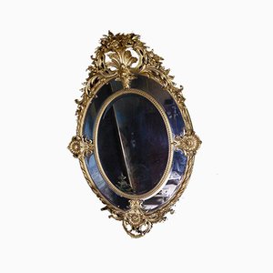 Grand Miroir Napoléon III Antique avec Réserves