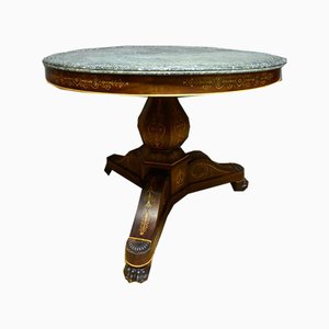 Antique Charles X Pedestal Table