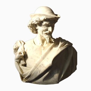 Escultura antigua de mármol de Benvenuti