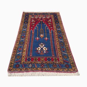 Vintage Turkish Vegetable Dye Prayer Rug