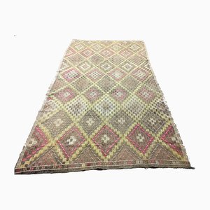 Alfombra Shabby Kilim turca antigua grande marroquí 288x162 cm