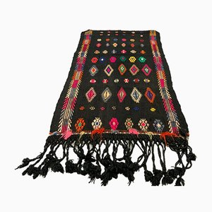 Petit Tapis Kilim Vintage en Laine, Maroc, 123x71 cm