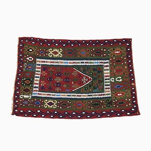 Türkischer Vintage Marokkanischer Kilim Teppich aus Mittelgroßer Wolle 155x101cm