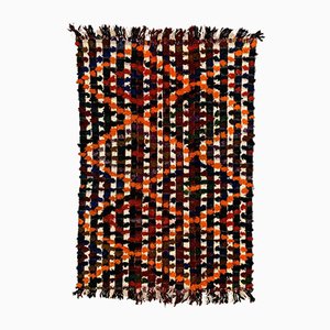 Large Vintage Turkish Wool Kilim Rug 245x157 cm