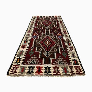 Tapis Kilim Shabby Medium, Taille Moyenne, 230 x 113 cm