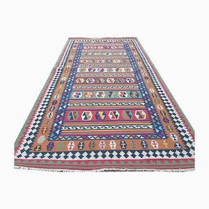 Orientalischer Vintage Kelim Teppich mit Kaschmir 320x157cm