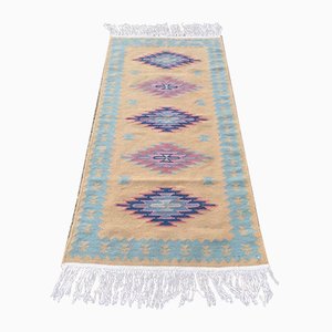 Vintage Navajo Handmade Rustic Kilim Rug