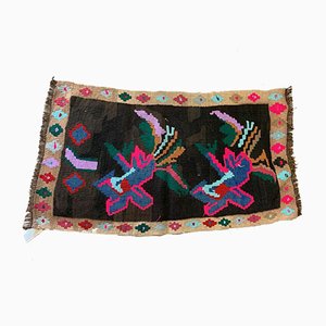 Petit Tapis Kilim Vintage en Laine, Turquie