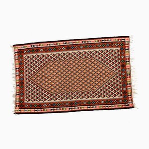 Vintage Traditional Turkish Wool Kilim Rug