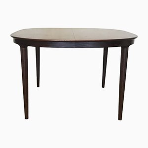 Round Rosewood Dining Table from Skovmand & Andersen, 1960s