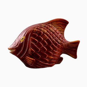 Vintage Stoneware Fish Figure by Gunnar Nylund for Rörstrand