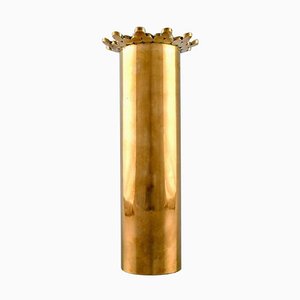 Swedish Brass Vase by Pierre Forsell for Skultuna, 20th Century