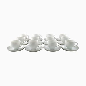 Servicio Lotus Coffee de Rosenthal, 20th Century. Juego de 24