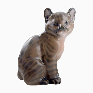 Model 4783 Young Puma Figurine from Royal Copenhagen, 1960s