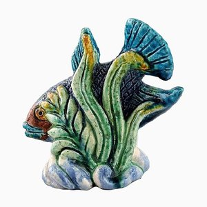 Chamotte Stoneware Fish Figure by Gunnar Nylund for Rörstand