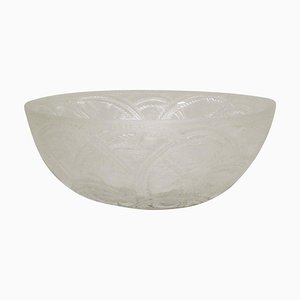 French Art Glass Bowl by Lalique, 20th Century