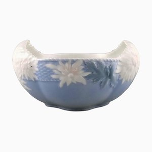 Art Nouveau Bowl Decorated with Flowers and Foliage from Royal Copenhagen