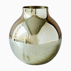 Grand Vase Boule en Laiton par Olivia Herms pour Skultuna