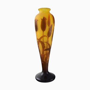 Vaso Art Nouveau grande antico di Paul Nicolas & Nancy per D'argenta