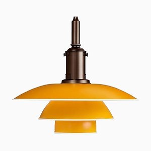 Lampada a sospensione PH 3½-3 con prese in ottone e metallo di Poul Henningsen, XX secolo