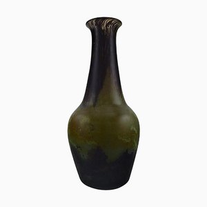 Kolossale Art Deco Vase aus Mundgeblasenem Glas von Daum Nancy, 1930er