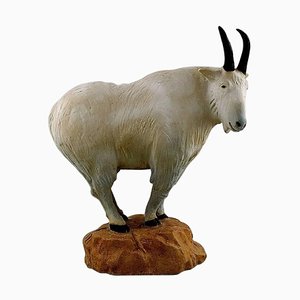 Figurine Mouton Sauvage en Grès de Bing & Grondahl, 20ème Siècle