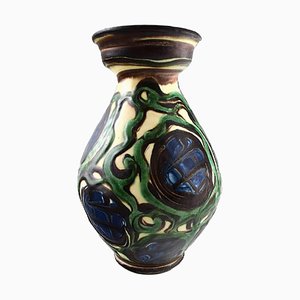 Glazed Stoneware Vase from Kähler, 1930s