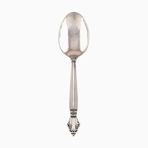 Georg Jensen Acanthus Servierlöffel aus vollem Sterling Silber