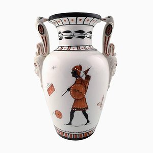 Historicism Royal Copenhagen Vase in Egyptian Style, 1860s
