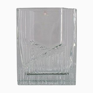 Vase Transparent en Verre par Tapio Wirkkala pour Iittala, Finlande, 1960s