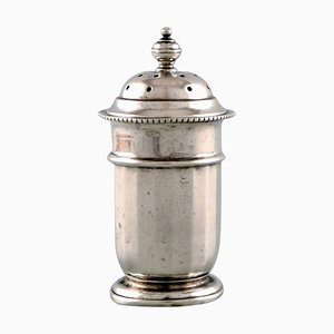 English Pepper Shaker in Silver, Late 19th Century