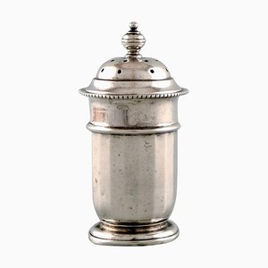 English Pepper Shaker in Silver, Late 19th Century