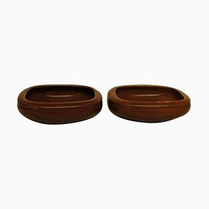 Royal Copenhagen Art Pottery Bowls by Bode Willumsen, Set of 2