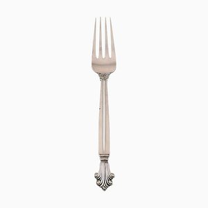 Georg Jensen Acorn Lunch Forks in Sterling Silver, 1940s, Set of 3