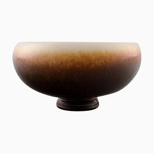 Berndt Friberg Studio Ceramic Bowl in Modern Swedish Design, 1968