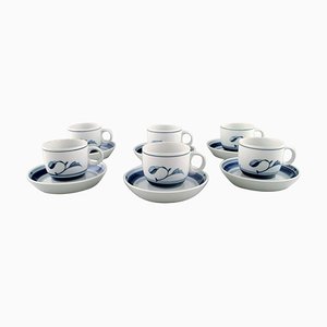 Bing & Grondahl Corinth Kaffeetassen mit Untertassen, 12er Set