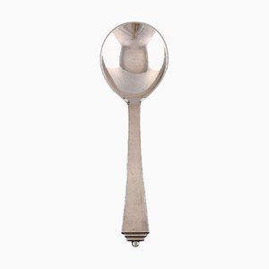 Georg Jensen Pyramid Serving Spoon in Sterling Silver