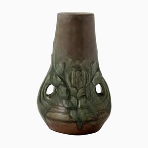 Vase Höganäs Art Nouveau en Céramique